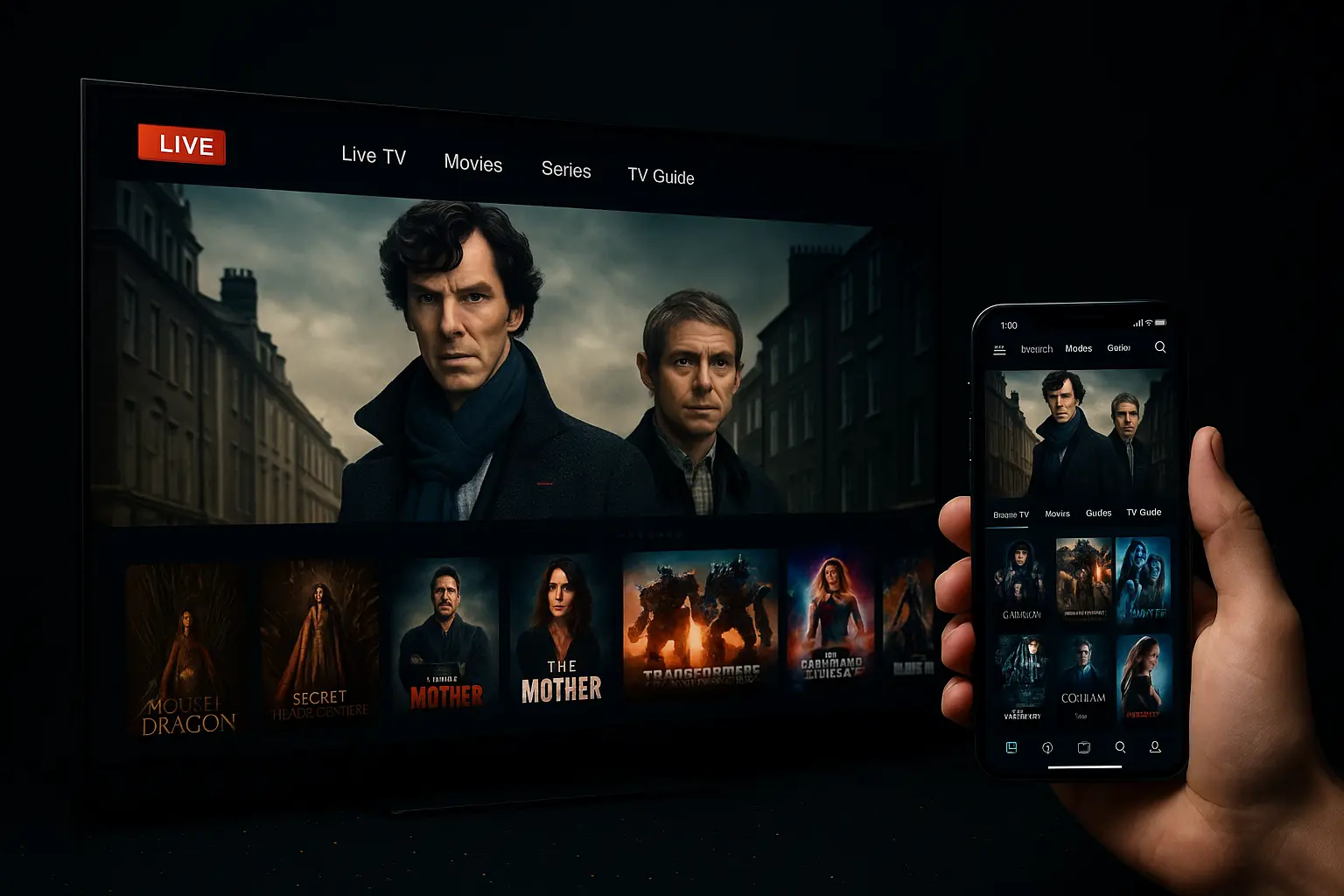 Eagle IPTV on multiple devices